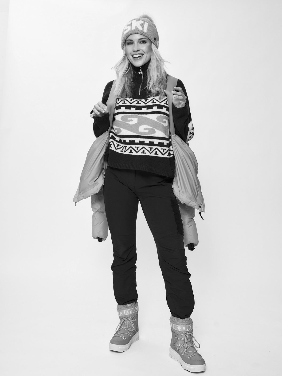 LYGNA ULLBLANDING HALF-ZIP